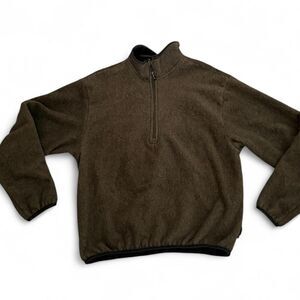 Woolrich Men's Green Fleece Jacket - Size Large